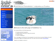 Tablet Screenshot of indalfutur.com